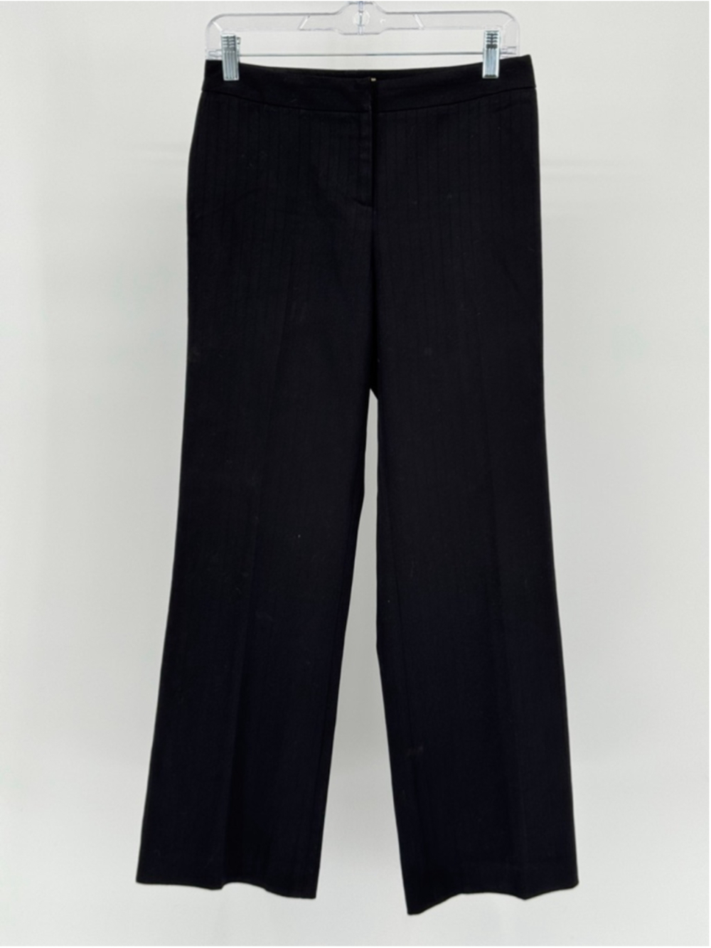 Caslon Women's Black Pinstripe Trousers Size 4